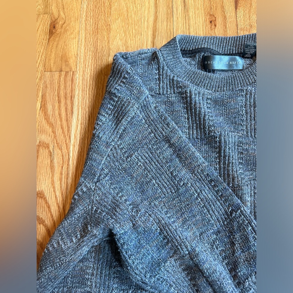 Oscar de la Renta knit sweater